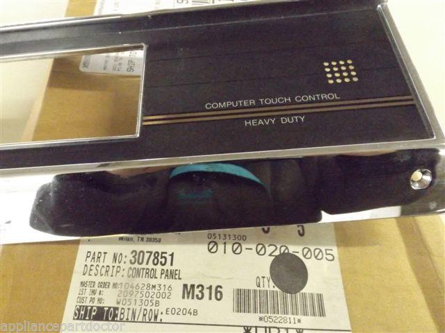 Maytag Washer Combo 307851 Control Panel NEW IN BOX Maytag Washer Combo 307851 Control Panel NEW IN BOX